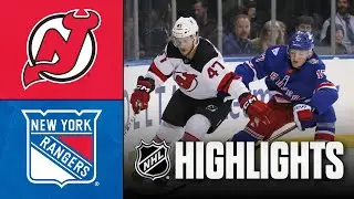 NHL Preseason Highlights | Devils vs. Rangers | October 2, 2025