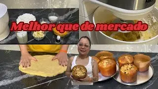 FIZ PANETONE PELA PRIMEIRA VEZ E FICOU INCRÍVEL! 😍 Vem ver a receita