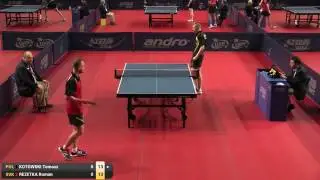 ITTF World Tour Polish Open 2016  KOTOWSKI Tomasz vs REZETKA Roman