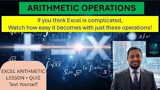 Excel Arithmetic Operations | Full Lesson + Quiz | Excel Zero to Hero EP03 | Insights 1983