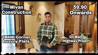 Luxury 3bhk 1780 sqft corner flats   on Kharar  Chandigarh  Highway with Mivan construction