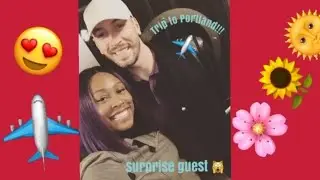 Interracial Couple Vlog| Daily Routine, special guest, exploring portland | Episode 3