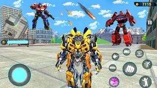 Robot Jet Car Bike Transformation Game 2020 | Bumblebee - Android Gameplay