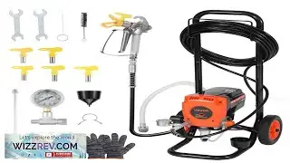 VEVOR Electric Airless Paint Sprayer 900W Motor 3300PSI