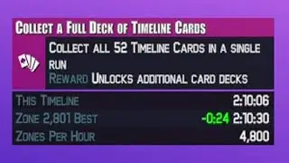4800 zones per hour | Time Warpers