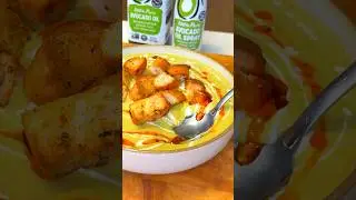 Roasted Zucchini Soup in 60 Seconds #asmr #recipe #foodprep
