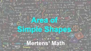 Area of Simple Shapes