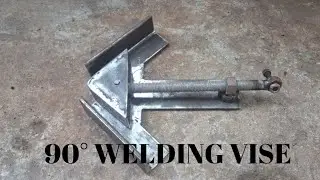 how to make angel vise for 90&deg; corner welding | DIY tools | 90&deg; clamp