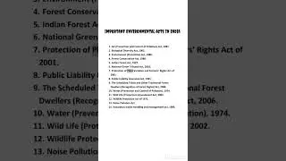 Environmental acts in India | NCERT | Environmental science #ncert