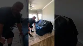 How to professionals move a couch! | Fort Worth Movers | Ajax Moving Services
