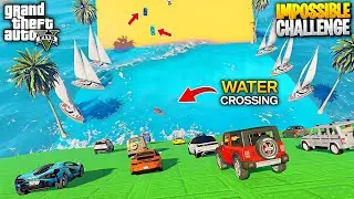GTA 5: Indian Cars Vs Impossible Water Crossing Challenge | GTA 5 | HINDI | Zenitra Gaming 