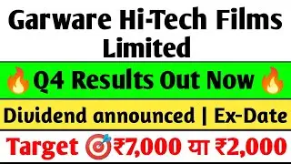 Garware hitech films Q4 Results 2025 | garware hitech Results today, garware hitech films share news