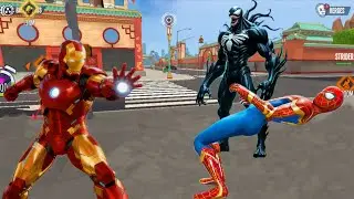 Spider-man | Iron man | Halk | Venom | Superhero | Spiderman game | Spider fighter 3 game | part 79