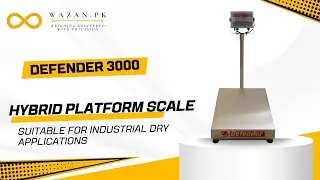 OHAUS DEFENDER 3000 HYBRID Platform Scale &ndash; Built for Industrial Dry Applications 🏭⚙️