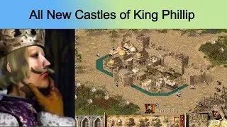 The All new Castles of King Phillip | AI Castles | Stronghold Crusader HD | UCP mode design castles