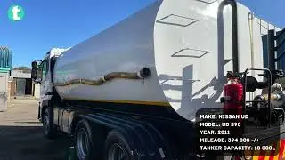 2011 NISSAN UD 390 - (18 000) LITRES WATER BOWSER FOR SALE