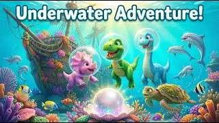Underwater Adventure! 🐳 Pearl & Pirate Ship!