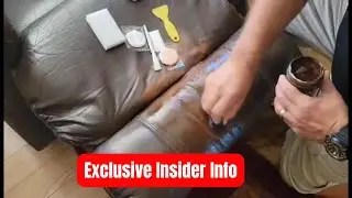 BSCPAM Leather Recoloring Balm 12oz Review & Demo 🛋️ (Furniture Leather Repair Kit)