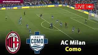 🔴In Diretta- AC Milan vs Como | Serie A 2025/26 | eFootball PES21 Simulation