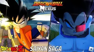 Dragon Ball Z Saiyan Saga Fights Recreated | Dragon Ball Nexus Roblox Livestream