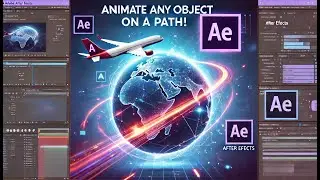 How To Make Any Object Animate Around A Motion Path in After Effects Easy Tutorial