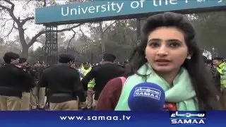 Students ka jazba hamlon kay baad - Charsadda - News Package - 20 Jan 2016