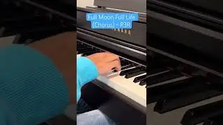 💙🌕 Full Moon Full Life (chorus) on Piano 🎹 #persona3reload #videogameost #pianocover #piano