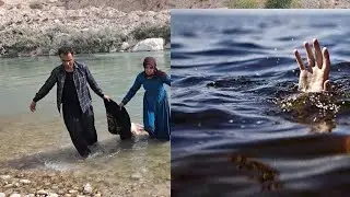 Drowning of Shahrabano in the river. A very dangerous shock to Qasim's family.The moment of drowning