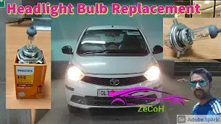 Change Car 🚗 Headlight Bulb by ZeCoH for Tata Tiago