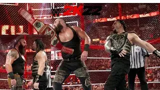 WWE full match Roman Reigns vs Braun Strowman  Hell in a Cell Match