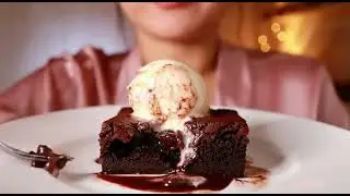 Slow Eating ASMR: Apple, Brownie, Cereal & Fried Chicken
