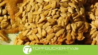 Gesunde Sonnenblumenkern - Kekse aus dem Holzofen