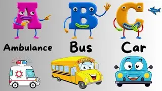 Learn the Alphabet with Vehicles 🚙 A&ndash;Z Cars and Trucks for Children