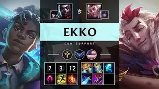 Ekko Support vs Rakan - NA Diamond Patch 25.21