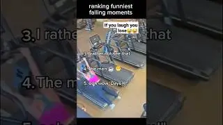 ranking funniest falling moments #shorts #funny #viral #funnyfall #fall