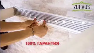 Складная настенная сушилка для белья ZUHAUS 100 / раздвижная сушилка для малых помещений