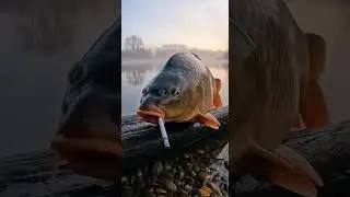 karp palacz #aivideo #funny #jeziora #fishing #karp #carpfishing #przyroda #carp #memes #bosna #ryby