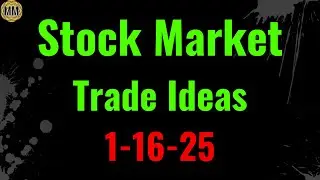 Stock market sitting on the edge of a cliff. Trade ideas. 1-16-25