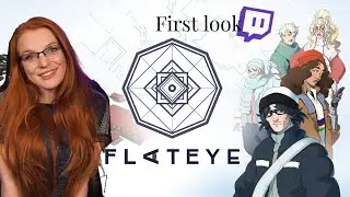 First look at FlatEye! Management sim meets AI narrative :D  3+ hours of gameplay (Twitch stream)