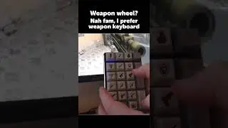 Weapon keyboard? 🤔 #meme #games #cs2