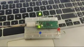 How to make blinking of led using RASPBERRY PICO in tamil 