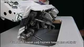 YK-1968MAX -   D&uuml;z Makine  Kısa İplik Kesicili Temiz Dikiş Kapalı Yağ Karteri