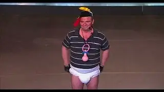 Här uppträder han i vuxenblöja - Talang (TV4)