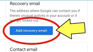 Add Recovery Email Kya Hota Hai | What Is Add Recovery Email