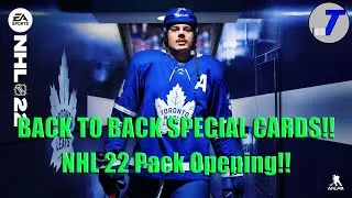 BACK TO BACK SPECIAL CARDS!! (NHL 22 Pack Opening!!)