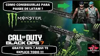 SKIN MONSTER ENERGY BLACK OPS 7 AQUI TE EXPLICO COMO CONSEGUIRLAS !!!
