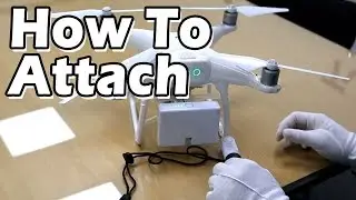 How to attach drone drop device for Phantom 4 (FLiFLi Airdrop FAD-1000ST)