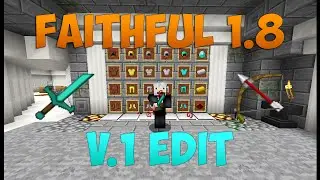 Minecraft 1.10.2+ PVP Texture Pack | V1 Faithful Edit 64x64 (UPDATED)