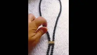 Diy simple & different style necklace #tutorial #trendingshorts #virelshort #necklacemaking