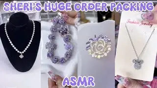 SHERI&rsquo;S HUGE ORDER PACKING 😻✨(ASMR)||SMALL BUSINESS 
